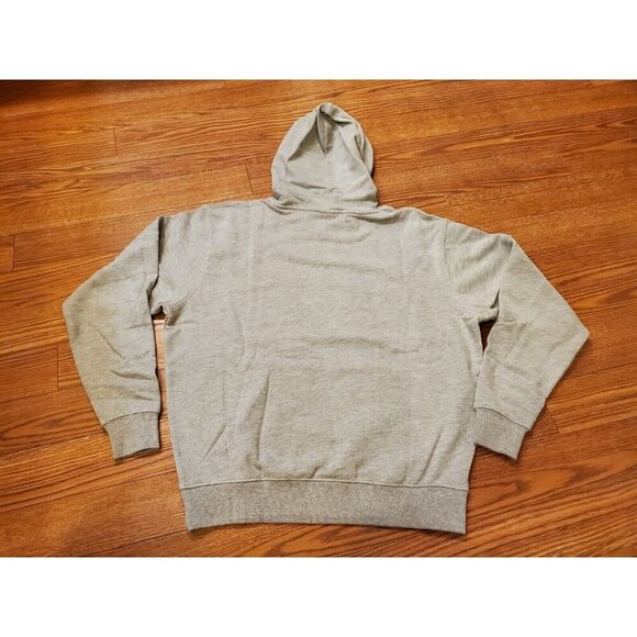 Rawgear Vintage Hoodie Men's Size Small Gray Distressed Puffed Logo Streeywear - Picture 8 of 11
